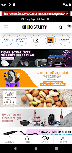 Android application aldostum screenshort