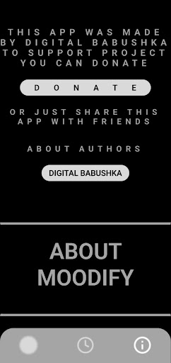 Android application Moodify screenshort