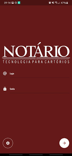 Android application Notário App screenshort