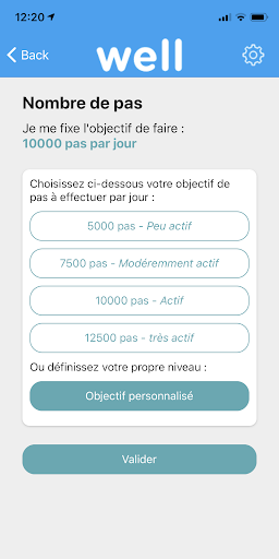 Android application Well by Wellness screenshort