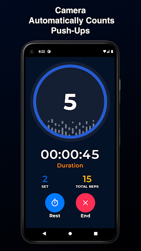 Android application PushFit screenshort