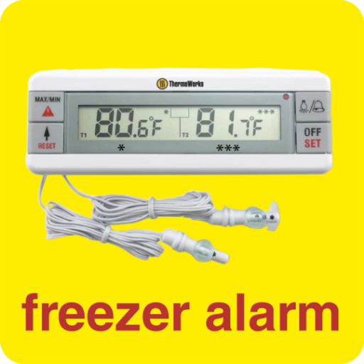 freezer alarm guide logo