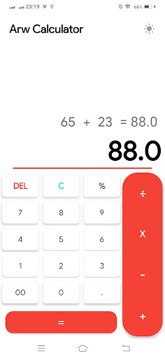 Android application Apex Calculator screenshort