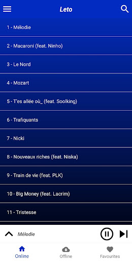 Leto 2020-2021 - Toutes les chansons