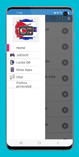 Android application Cuban clock radio screenshort