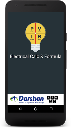 Android application Electrical Calculator and Form screenshort