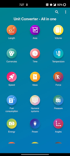 Android application Unit Converter - All in one screenshort