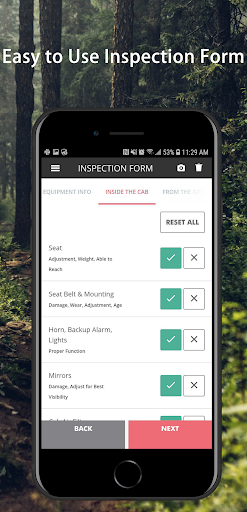 YAK INSPECTION Screen 2