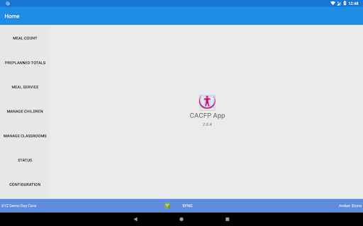 Visualização do aplicativo