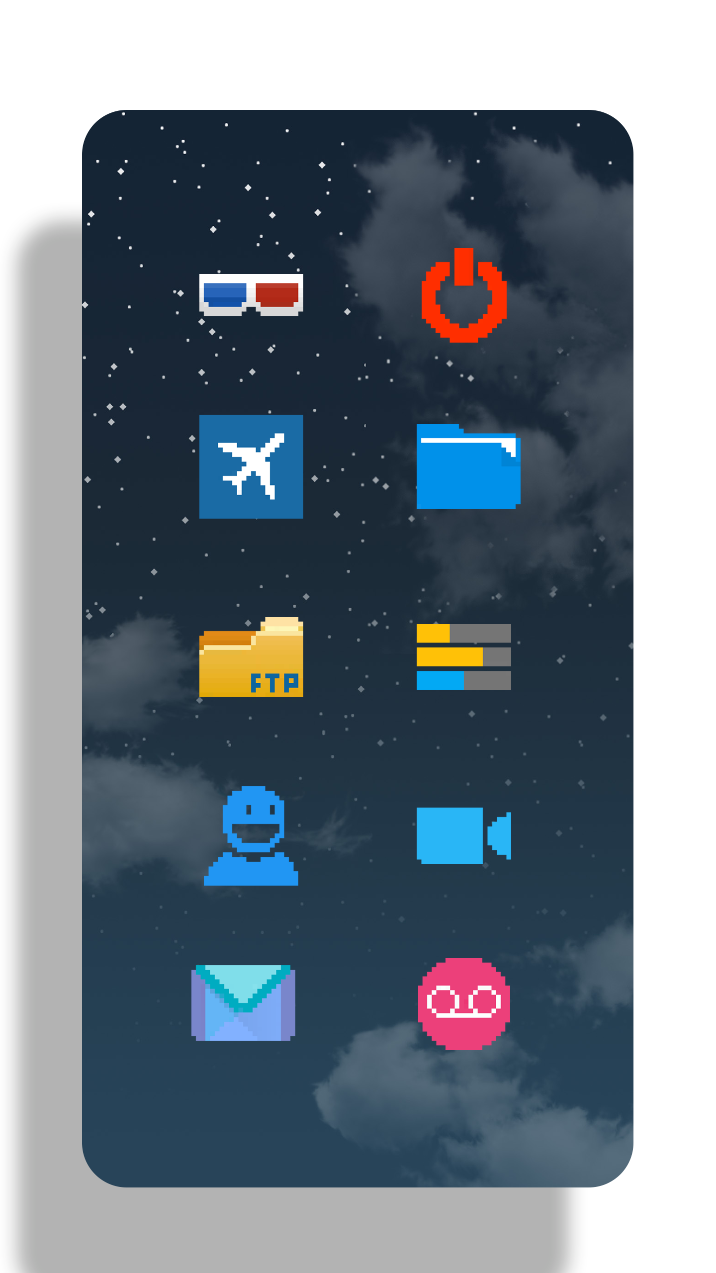 Android application 7-bit Pro - Retro Theme screenshort