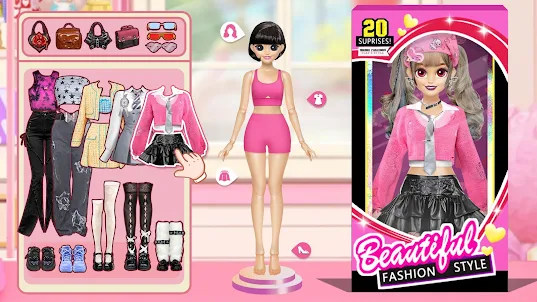 Doll Makeover: dress up games
