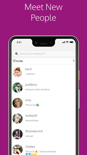 Android application Fluke: Discover New People & C screenshort