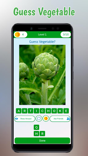 Veggies and fruits trivia Screen 2