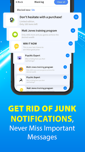 Notification Blocker & VPN Screen 2