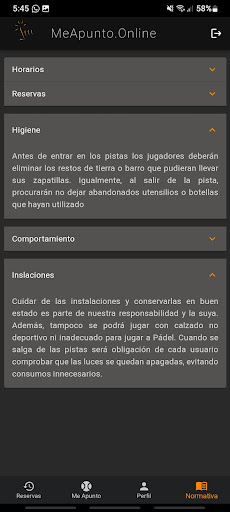 MeApunto.Online Screen 3