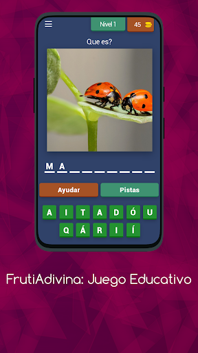 Android application FrutiAdivina: Juego Educativo screenshort