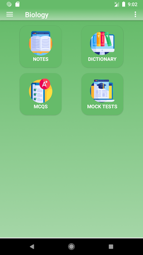 Android application Biology screenshort