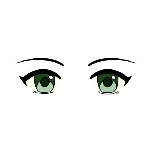 How to draw anime eyes step by step