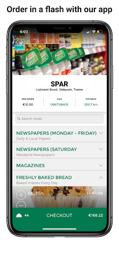SPAR Ireland Online Screen 2