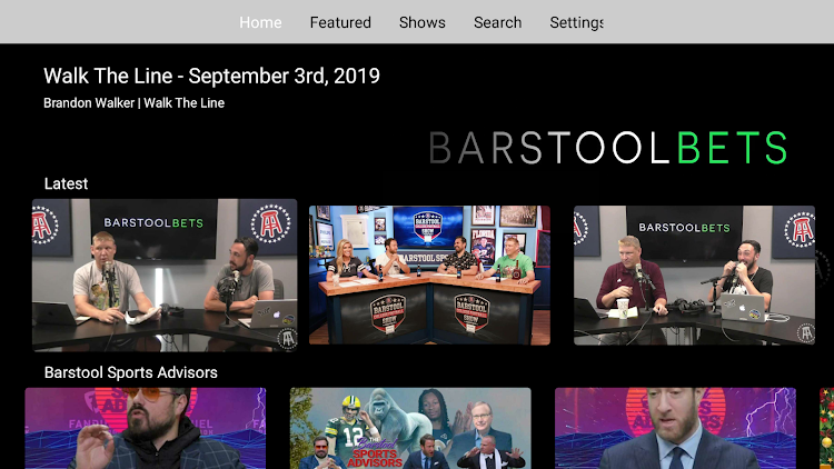 Barstool Bets (Android TV) - 18.1 - (Android)