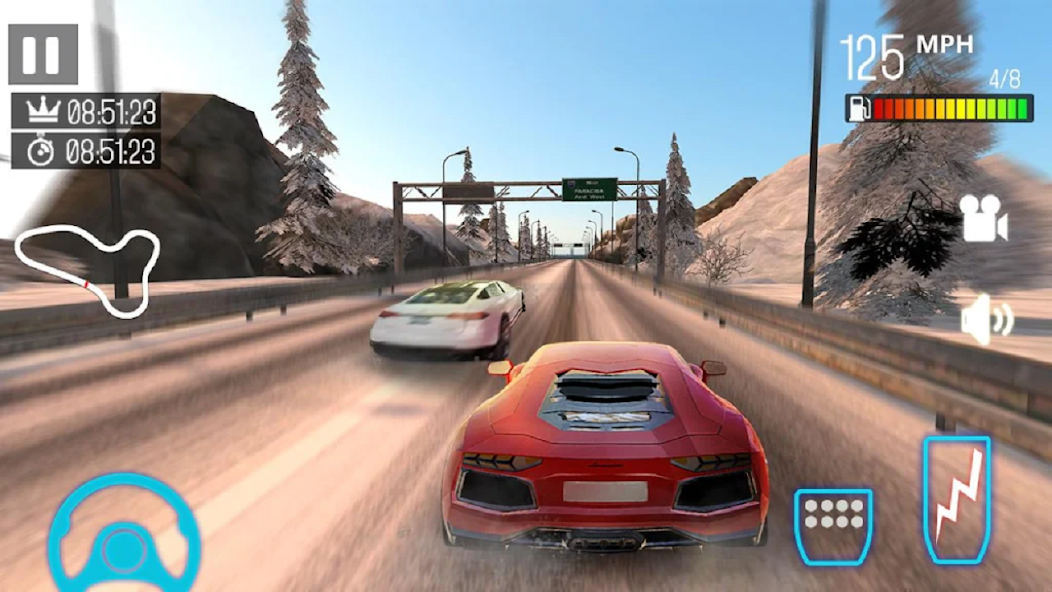 Racing In Car 3D banner