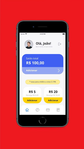 Android application Lanchonete Ágape screenshort