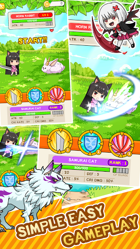 Isekai Samurai Cat Kawaii 1.1 screenshots 8