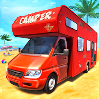 Real Camper Van Driving Simulator - Beach Resort