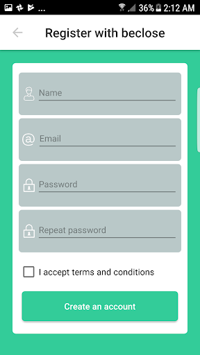 beclose Screen 2
