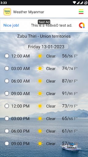 Weather Myanmar Screen 2