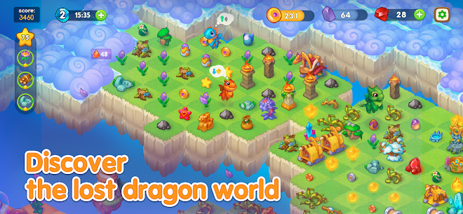 Dragon Magic MOD APK: merge land (Unlimited Fire Rubies) 1