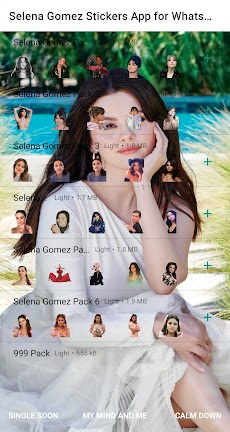 Selena Gomez WA Stickers Appのおすすめ画像1