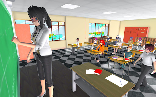 simulador de colegiala sakura screenshot 3