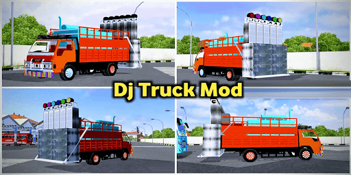 Android application Mod Truck Dj Bussid screenshort