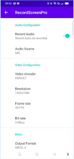 ScreenRecorder Pro Screen 3