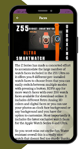 Z55 Ultra SmartWatch Guide