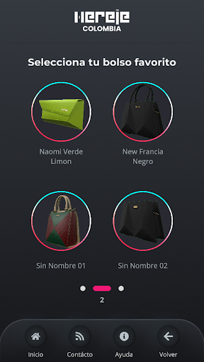 Android application HerejeAR screenshort