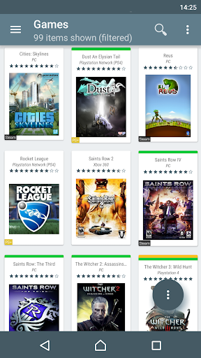 Android application My Game Collection screenshort