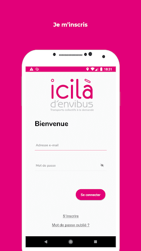 Android application Icilà d'Envibus screenshort