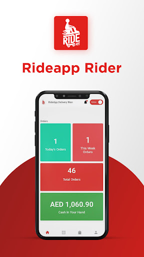 RideApp Delivery Man Screen 2