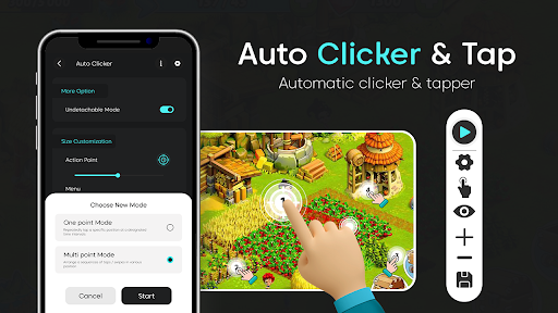 Android application Auto Clicker : Auto Game Tap screenshort