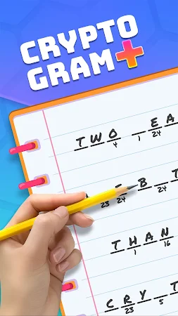 Game screenshot Cryptogram +: Word Brain Game mod apk