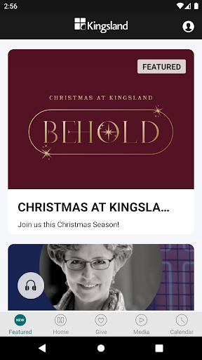 Android application Kingsland Baptist Church screenshort