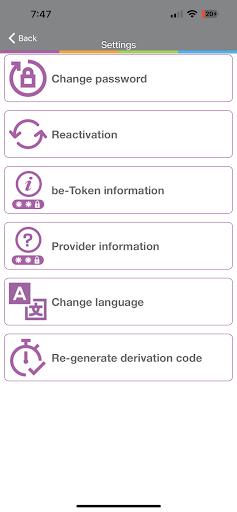 be-token Screen 3