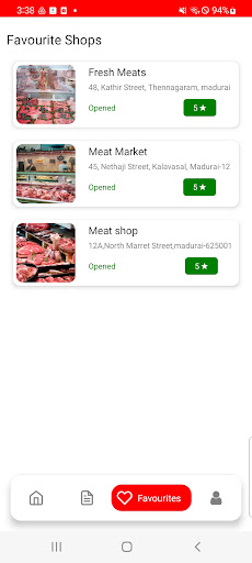 Android application MeatXpresso screenshort