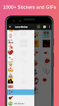 screenshot of Love Sticker