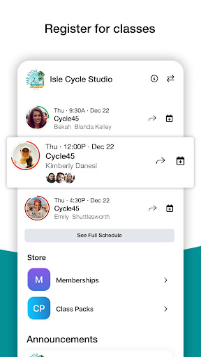 Isle Cycle Studio Screen 2