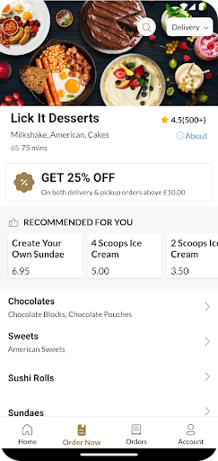 Lick It Desserts Screen 3