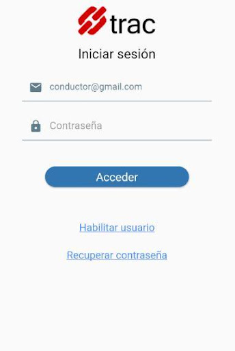 Android application Trac screenshort