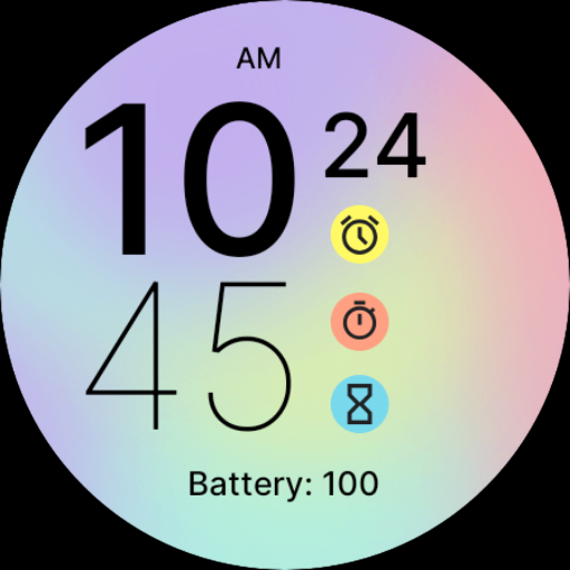 Simply Pastel Watch Face Logo